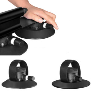 Rockbros XP1002 Suction Cup Roof Rack for 2 Bikes - Black - Image 5