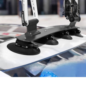 Rockbros XP1002 Suction Cup Roof Rack for 2 Bikes - Black - Image 6