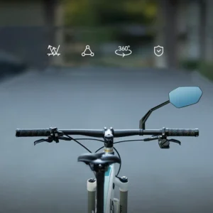 Rockbros F-253W Anti-Glare Carbon Fiber Arm Bicycle Mirror - Right - Image 5