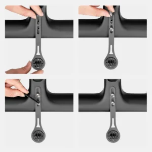 Rockbros FK-307S Nylon Bike Computer Holder - Black - Image 6