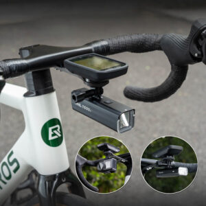 Rockbros FK-307W Carbon Fiber Bike Computer Mount - Black - Image 4