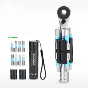 Rockbros TG-8601 Bicycle Multitool S2 Ratchet Cylindrical Housing - Black - Image 2