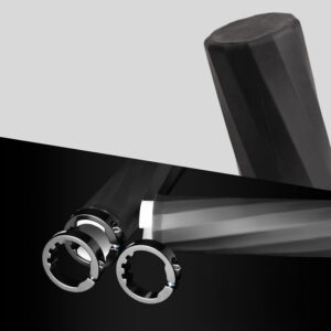 Rockbros 71230002004 rubber bike grips - black - Image 3