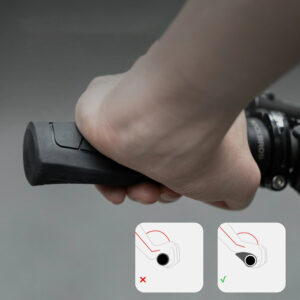 Rockbros G326PL Bicycle Grips - Black - Image 5