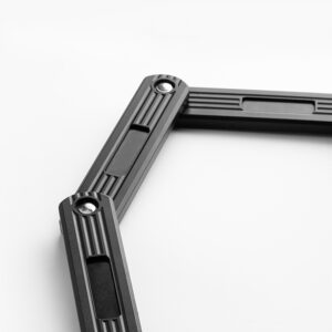 Rockbros LKXR2010 Folding Bike Lock with Key - Black - Image 4