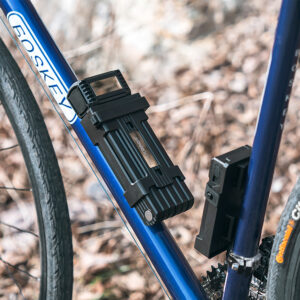 Rockbros LKXR2006 Folding Bike Lock with Key - Black - Image 5