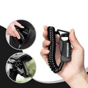Rockbros RBK6N Combination Bike Lock - Black - Image 3