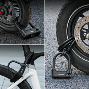 Rockbros RK242 Electric Scooter Lock - Black - Image 5