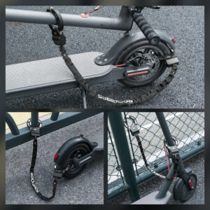 Rockbros 85922 Chain Lock for Scooters and Bikes - Black - Image 4