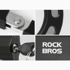 Rockbros 85922 Chain Lock for Scooters and Bikes - Black - Image 6