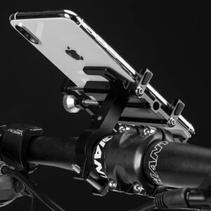 Rockbros 699 Handlebar Clamp Phone Holder - Red - Image 5