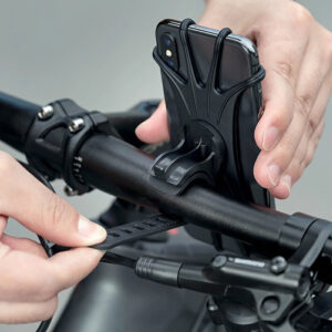 Rockbros LF436 Handlebar Clamp Phone Holder – Black - Image 7