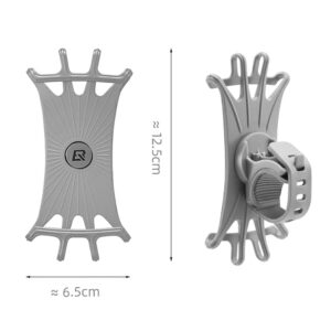 Rockbros LF436 Handlebar Clamp Phone Holder - Gray - Image 2