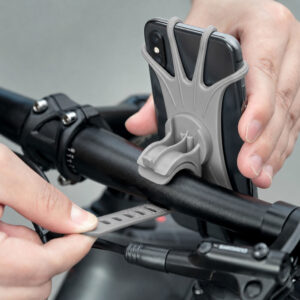 Rockbros LF436 Handlebar Clamp Phone Holder - Gray - Image 3