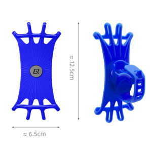 Rockbros LF436 Handlebar Clamp Phone Holder - Blue - Image 2