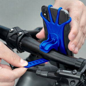 Rockbros LF436 Handlebar Clamp Phone Holder - Blue - Image 3