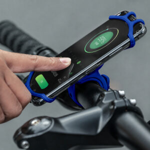 Rockbros LF436 Handlebar Clamp Phone Holder - Blue - Image 4