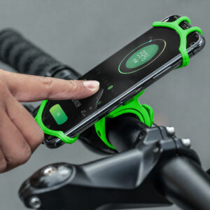 Rockbros LF436 Handlebar Clamp Phone Holder - Green - Image 5