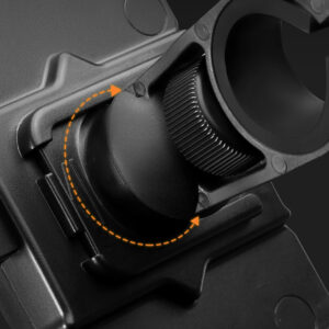 Rockbros HW-117 Handlebar Clamp Phone Holder - Black and Orange - Image 7