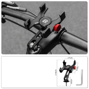 Rockbros 25210039002 phone holder clamp for headset cap - black - Image 2