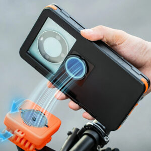 Rockbros HW-87 Magnetic Waterproof Phone Holder - Black - Image 4