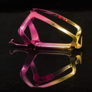 Rockbros RKL02 Aluminum Bottle Cage - Red and Gold - Image 6