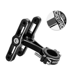 Rockbros KS-415 Aluminum Adjustable Bottle Cage Adapter - Black - Image 7