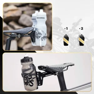Rockbros 31210003001 Bottle Cage Adapter for Aluminum Saddle - Black - Image 5