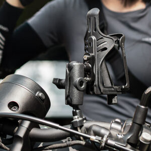 Rockbros 2-3D Adjustable Bottle Holder for Bikes and Motorcycles - Black - Image 3