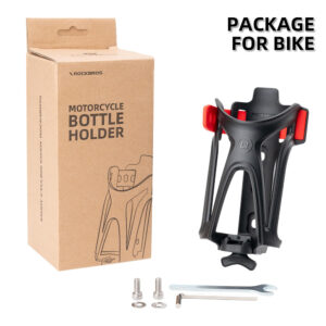Rockbros 31210029 Motorcycle Bottle Holder - Black and Red - Image 3
