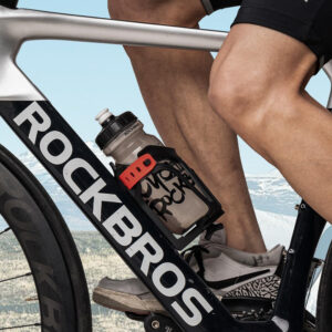 Rockbros 31210029 Motorcycle Bottle Holder - Black and Red - Image 7