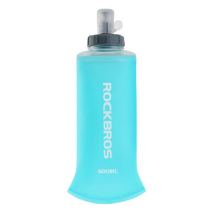 Rockbros 35210027001 soft flask running water bottle 500 ml - light blue