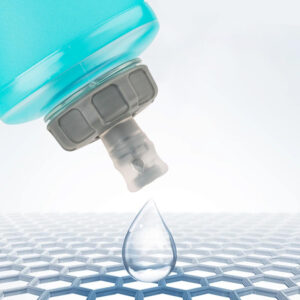 Rockbros 35210027001 soft flask running water bottle 500 ml - light blue - Image 2
