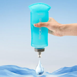 Rockbros 35210027001 soft flask running water bottle 500 ml - light blue - Image 7