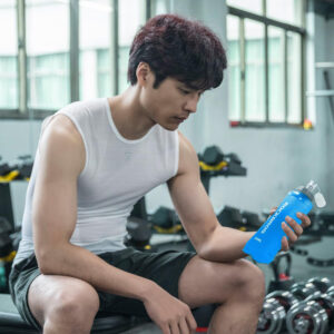 Rockbros 35210027002 soft flask running water bottle 500 ml - blue - Image 3