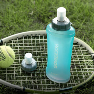 Rockbros 350017002 soft flask running water bottle 500 ml - light blue - Image 3