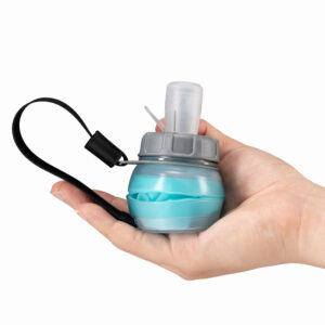 Rockbros 350017002 soft flask running water bottle 500 ml - light blue - Image 4