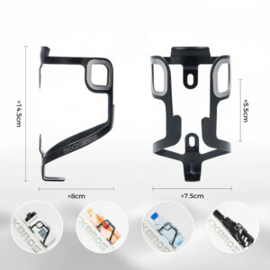 Rockbros BBC2504 Ultralight Aluminum Bottle Cage - Black - Image 3
