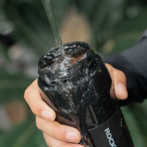 Rockbros S550H-1 700 ml Thermal Bottle with Magnetic Holder and Mounting Strap - Black - Image 6