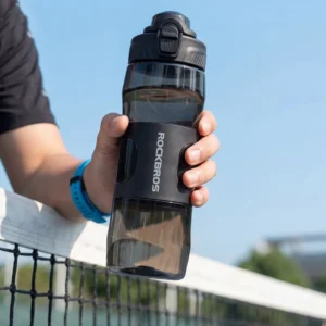 Rockbros S550H-1 700 ml Thermal Bottle with Magnetic Holder and Mounting Strap - Black - Image 7