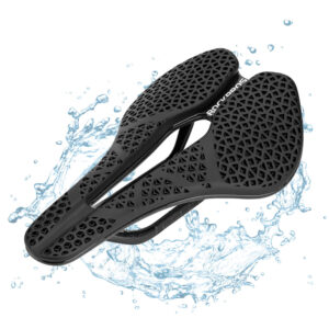 Rockbros LF0214 Anatomical 3D Waterproof Bicycle Saddle - Black - Image 2