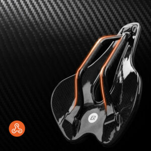 Rockbros LF0214 Anatomical 3D Waterproof Bicycle Saddle - Black - Image 6