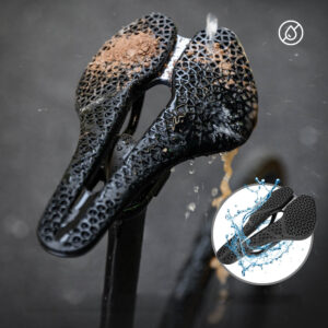 Rockbros LF0214 Anatomical 3D Waterproof Bicycle Saddle - Black - Image 7