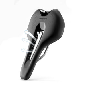 Rockbros RK145 Sports Anatomic Bicycle Saddle - Black - Image 4