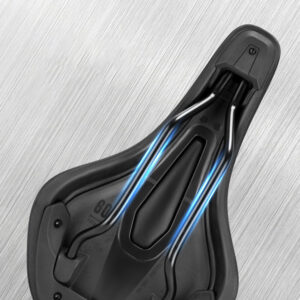 Rockbros B824 sports ergonomic bicycle saddle - black - Image 6