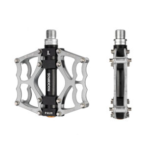 Rockbros JT201012LS 2010-12L Aluminum Platform Bicycle Pedals - Silver - Image 2