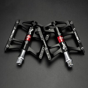Rockbros JT410 4.10 4 Bearing Bicycle Pedals - Black - Image 7