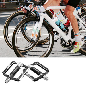 Rockbros K306-BK MTB Aluminum Bicycle Pedals - Black - Image 4