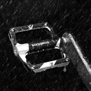 Rockbros K306-BK MTB Aluminum Bicycle Pedals - Black - Image 6