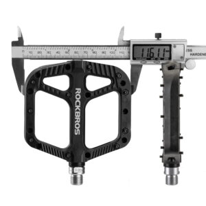 Rockbros 2018-12A Nylon Bicycle Pedals - Black - Image 2